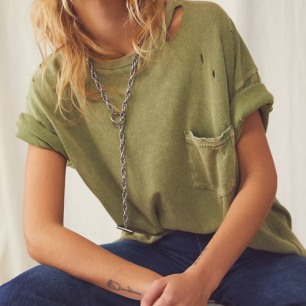 EUC Free People We The Free Rubi Tee